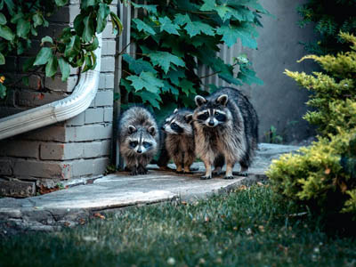 Raccoon and opossum wildlife removal