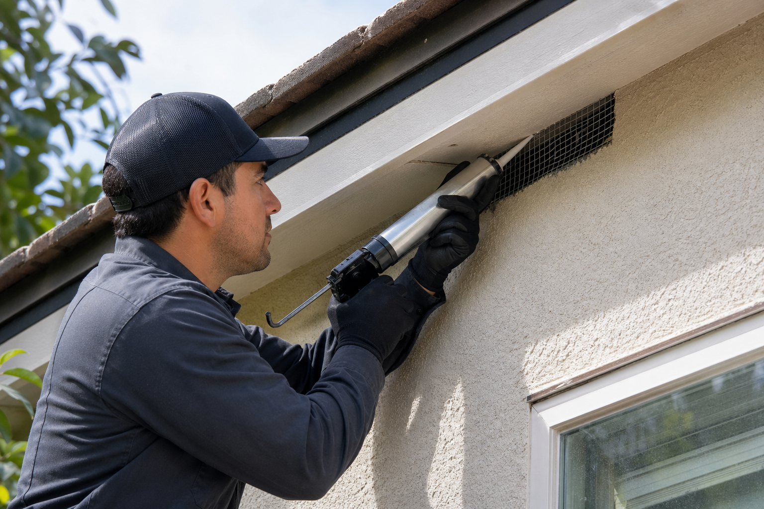 Permanent wildlife exclusion and rodent proofing